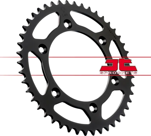 JT SPROCKETS Steel Rear Sprocket Black -1