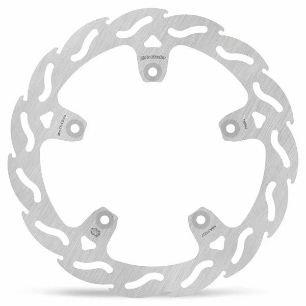 Flame Fixed Brake Rotor Silver 