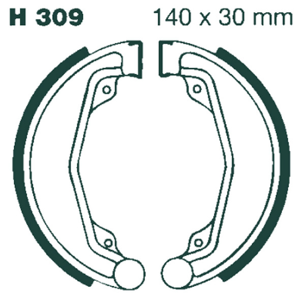 Standard Brake Shoes, 1, nordicamoto.ro