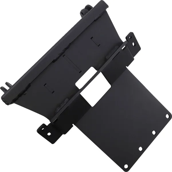 Placă de fixare pentru plug pentru sistemul de montare rapidă a plugului Rm5, negru mat, vopsită prin pulverizare, 1, nordicamoto.ro