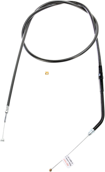 Black Pearl Braided Throttle/idle Cable Black, 1, nordicamoto.ro