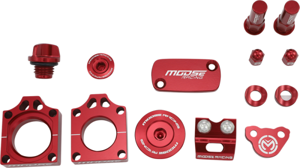 Bling Pack Kit Red, Anodized, 1, nordicamoto.ro