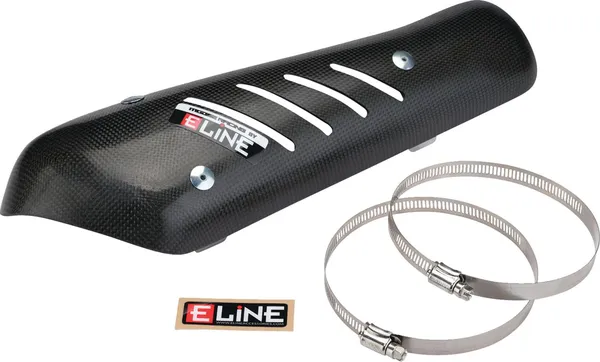 MOOSE RACING Muffler Bag Heat Shield Guard Black -3