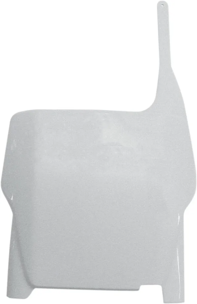 Replacement Front Number Plate White