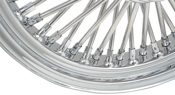Fat Daddy 50-spoke Radial Laced Wheel Silver, 2, nordicamoto.ro