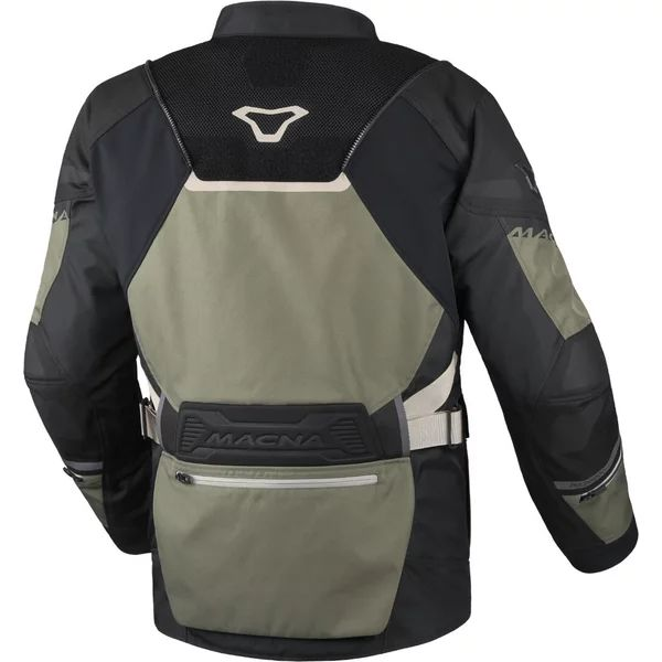 Geaca textil impermeabila touring/adventure MACNA AIR HYBRID 2.0 XXL Gri/Negru/Rosu, 2, nordicamoto.ro