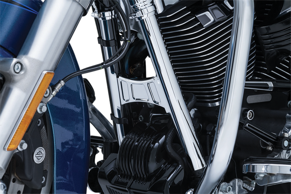 Deluxe Neck Cover Kit Chrome, 1, nordicamoto.ro