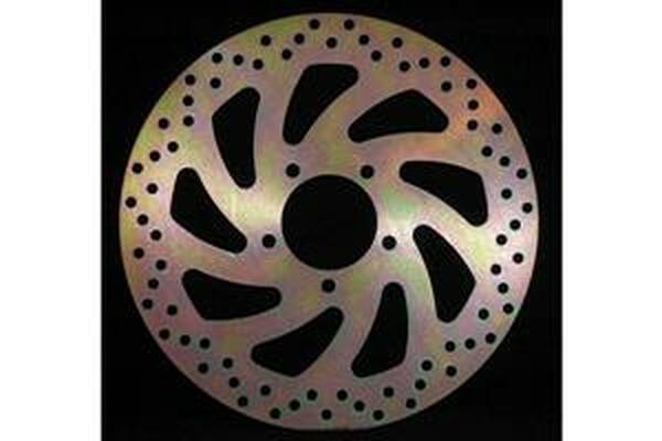 Round Hpsr Solid Brake Rotor Gold, Zinc, 1, nordicamoto.ro