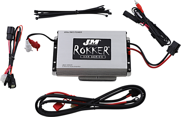 Rokker® Xxr 400w 2-ch Amplifier Kit Black, Matte, 1, nordicamoto.ro