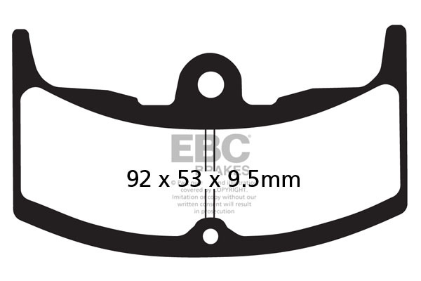 Fa Series Organic Brake Pads, 2, nordicamoto.ro