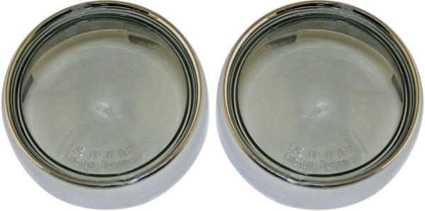 Bezel/lenses For Probeam® Bullet Turn Signals Chrome, 1, nordicamoto.ro