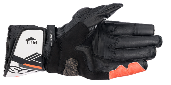 Manusi Alpinestars SP-8 V3 Black/White/Fluorescent Red-4