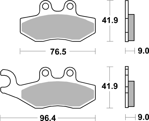 Ct Scooter Carbon Tech Organic Brake Pads, 1, nordicamoto.ro