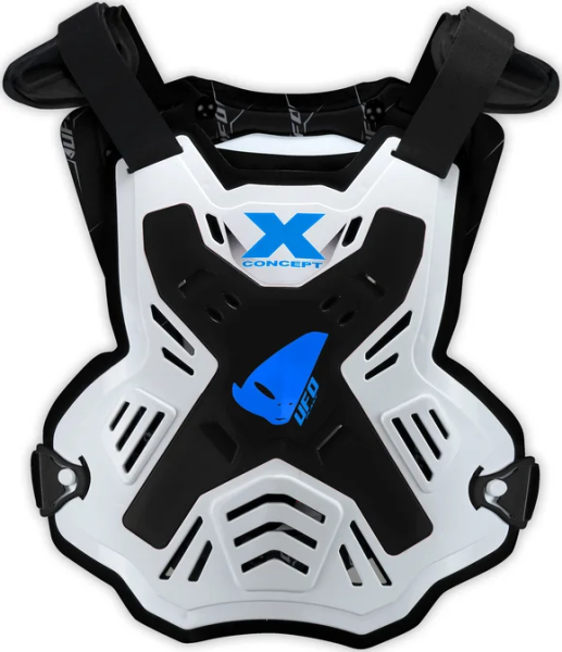 X-concept Chest Protector Black, White ONE SIZE, 1, nordicamoto.ro