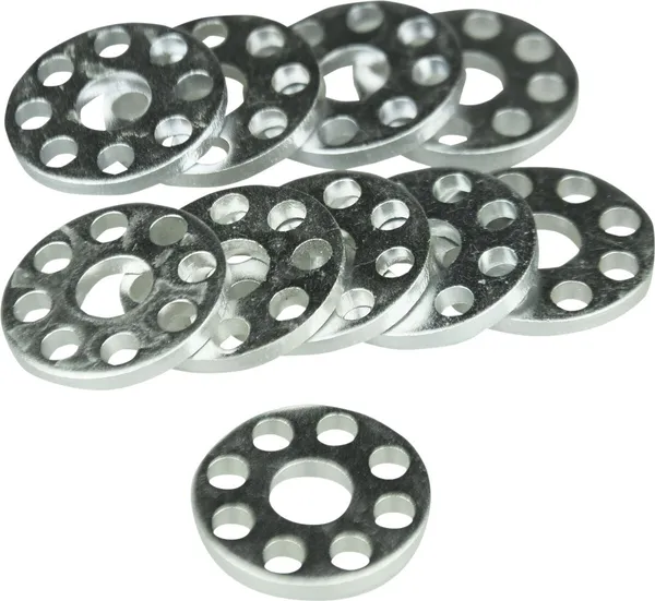 Drilled Washers Silver-0