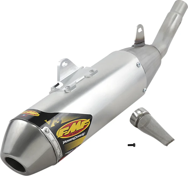 FMF Powercore 4 Hex Slip-on Muffler Raw, 1, nordicamoto.ro