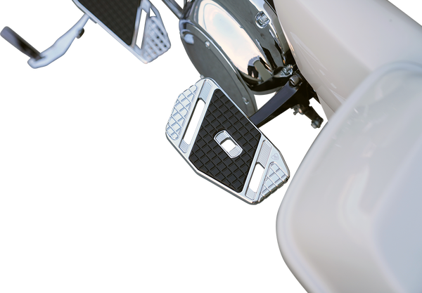 Speedliner Passenger Floorboards Silver, 2, nordicamoto.ro