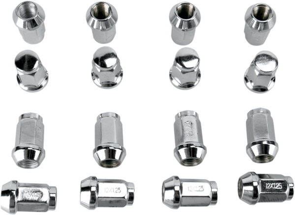 Lug Nuts Chrome, 1, nordicamoto.ro