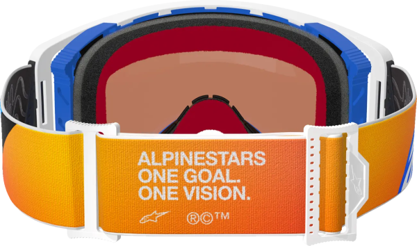 Ochelari Alpinestars Supertech Corp Abs Vision White/Orange/Blue-2