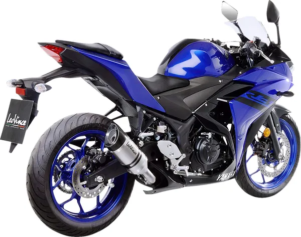 Tobă de eșapament LeoVince LV Pro Slip-On pentru Yamaha – Oțel inoxidabil, Titanium Look, 4, nordicamoto.ro