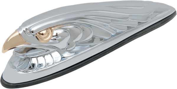Eagle Head Front Fender Ornament Chrome, 1, nordicamoto.ro