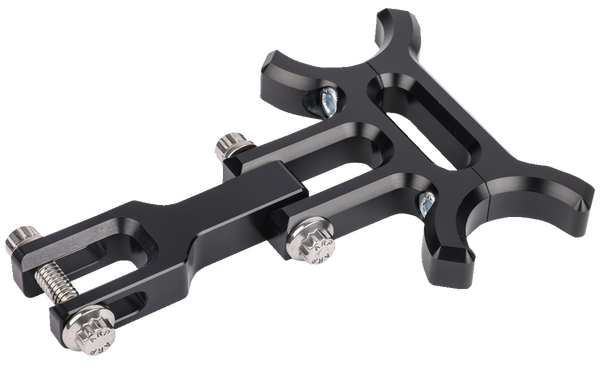 Gauge Relocation Bracket Black, Anodized, 2, nordicamoto.ro