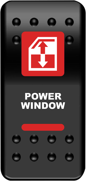 Rocker Switch Black 