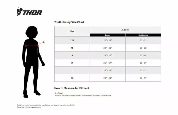 Tricou Enduro Copii Thor Launchmode Forge Red-0