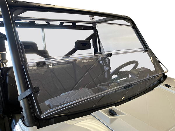 Deluxe Full Folding Windshield Clear -8