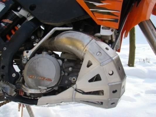 Scut motor cu protectie rezonator OUTSIDER pentru KTM EXC 250-300 07-15-1