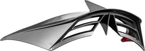 Spoiler Casca Icon Domain Ott Rear Silver One size fits all, 1, nordicamoto.ro