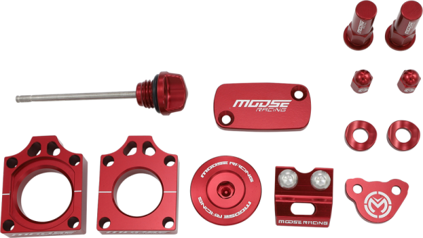 Bling Pack Kit Red, Anodized, 1, nordicamoto.ro