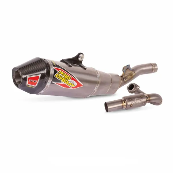 Ti-6 Titanium Exhaust System Titanium Look -0
