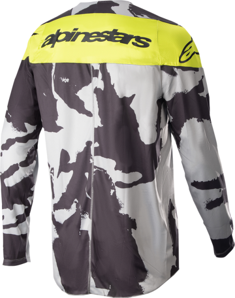 Tricou Copii Alpinestars Racer Tactical Camo Grey/Yellow-4