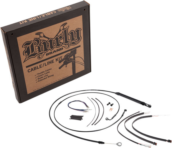 Jail Bar Cable Kit Black, 1, nordicamoto.ro