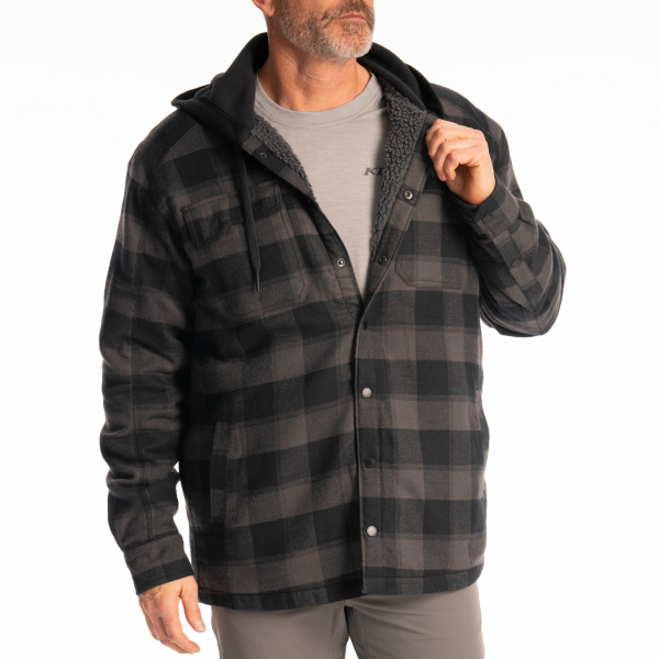 Geaca Klim Targhee Fleece Lined Flannel Dress Blues - Black-5