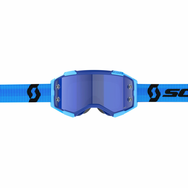 Scott Goggle Fury Snow Cross blue/black / enhancer blue chrome, 2, nordicamoto.ro