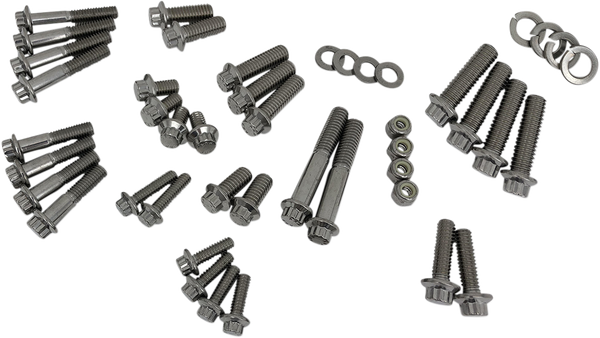 Dress Up Fastener Kit Silver, 1, nordicamoto.ro