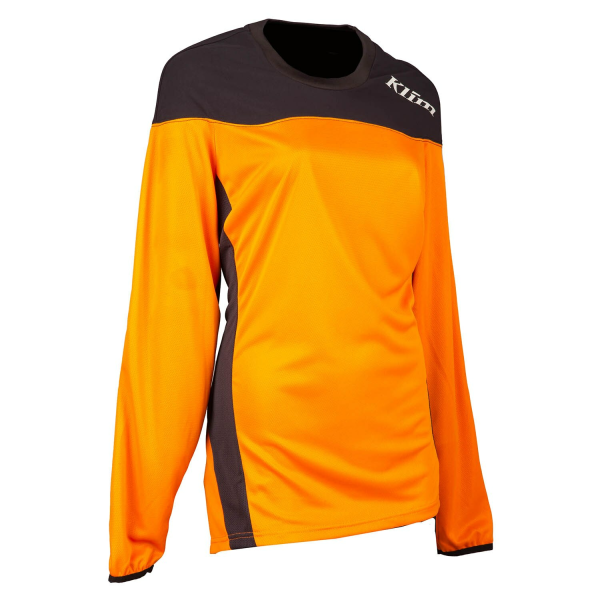 Tricou Dama Klim Rebelle Ember Orange - Black-7