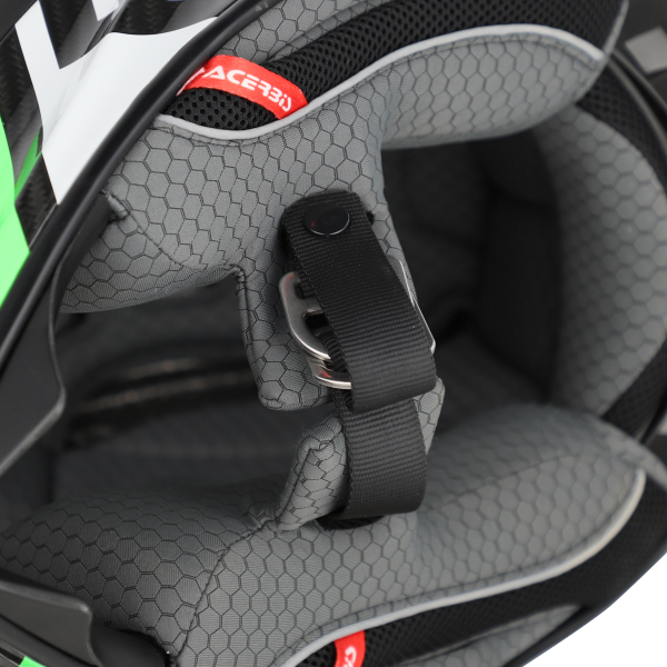 Casca Acerbis Steel Carbon 22-06 Verde/Rosu XXL-0