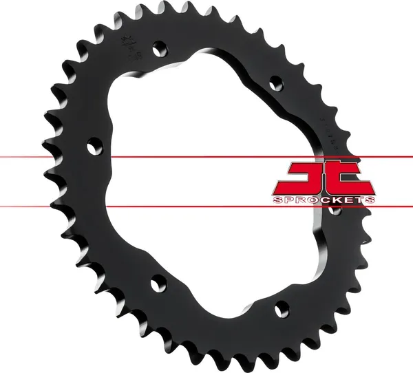 JT SPROCKETS Steel Rear Sprocket Black -1