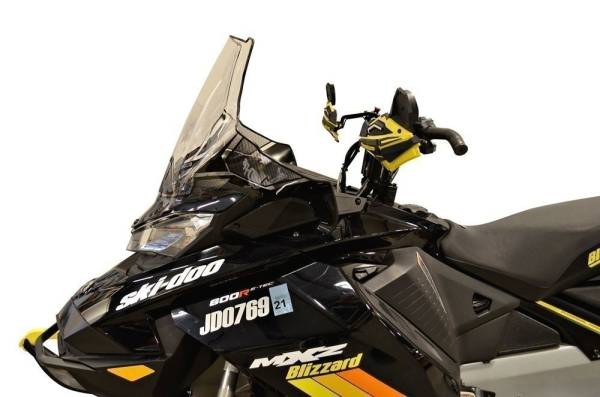 Powermadd Windshield Ski-Doo Gen4 Mid 20", Clear w/Black Fade-0