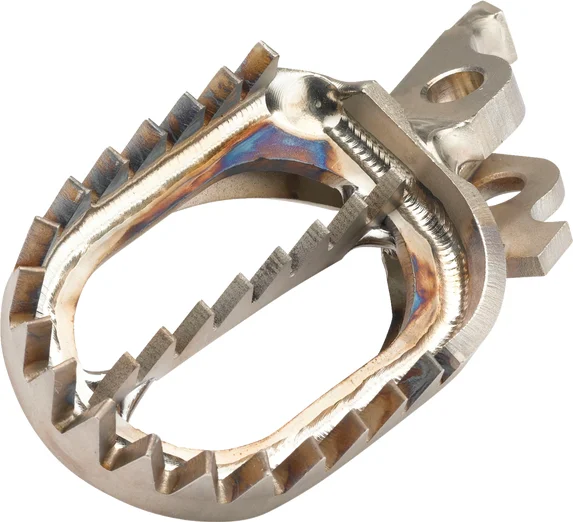 MOOSE RACING Suporturi pentru picioare din titan, argintii, 1, nordicamoto.ro