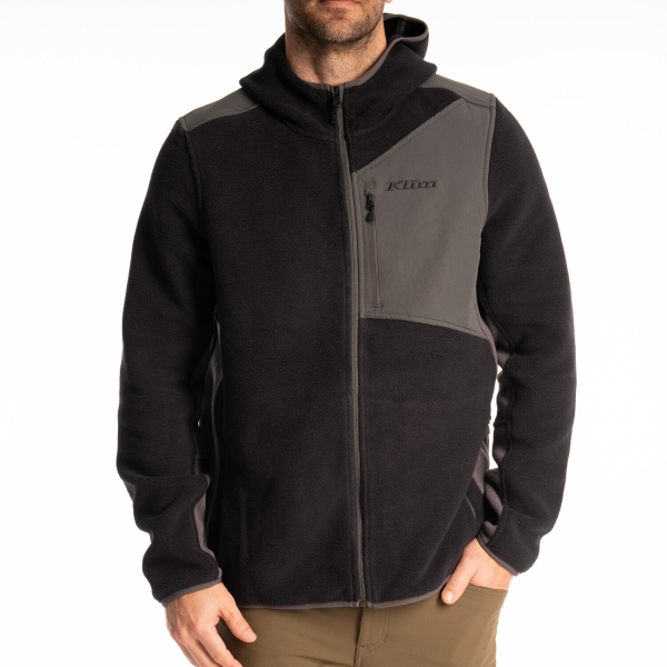 Hanorac Snowmobil Klim Teton Crest Fleece Black - Asphalt-22