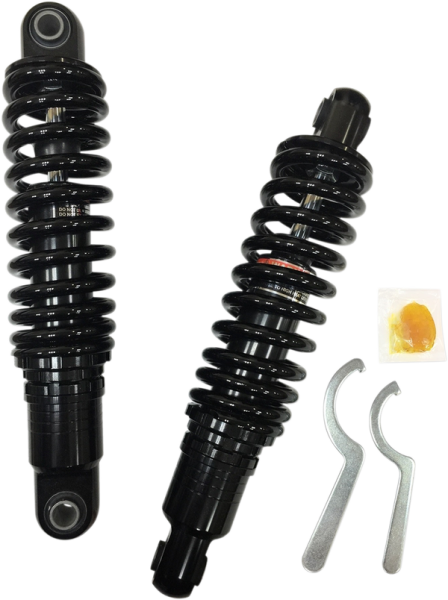 Premium Ride-height Adjustable Shocks Black, 1, nordicamoto.ro