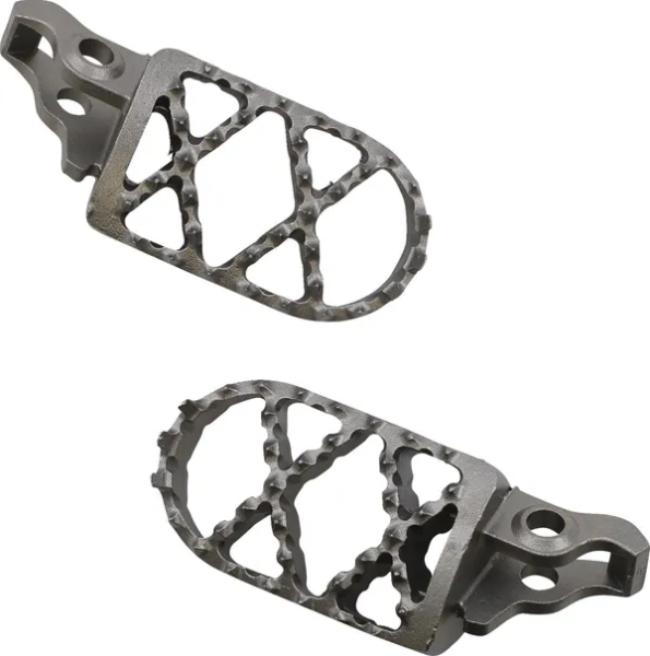 MOOSE RACING Pro Footpegs Silver 