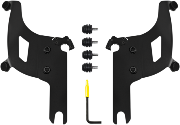 Bullet Fairing Trigger-lock Hardware Kit Black, 1, nordicamoto.ro