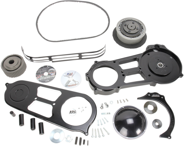 2(r) Belt Drive Kit With Top Belt Guard Black, 1, nordicamoto.ro