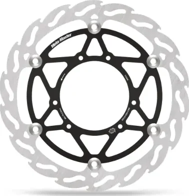 Flame Series Floating Rotor Black, Silver 