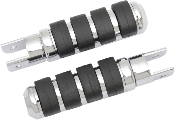 Soft-ride Footpegs Silver Small, 1, nordicamoto.ro